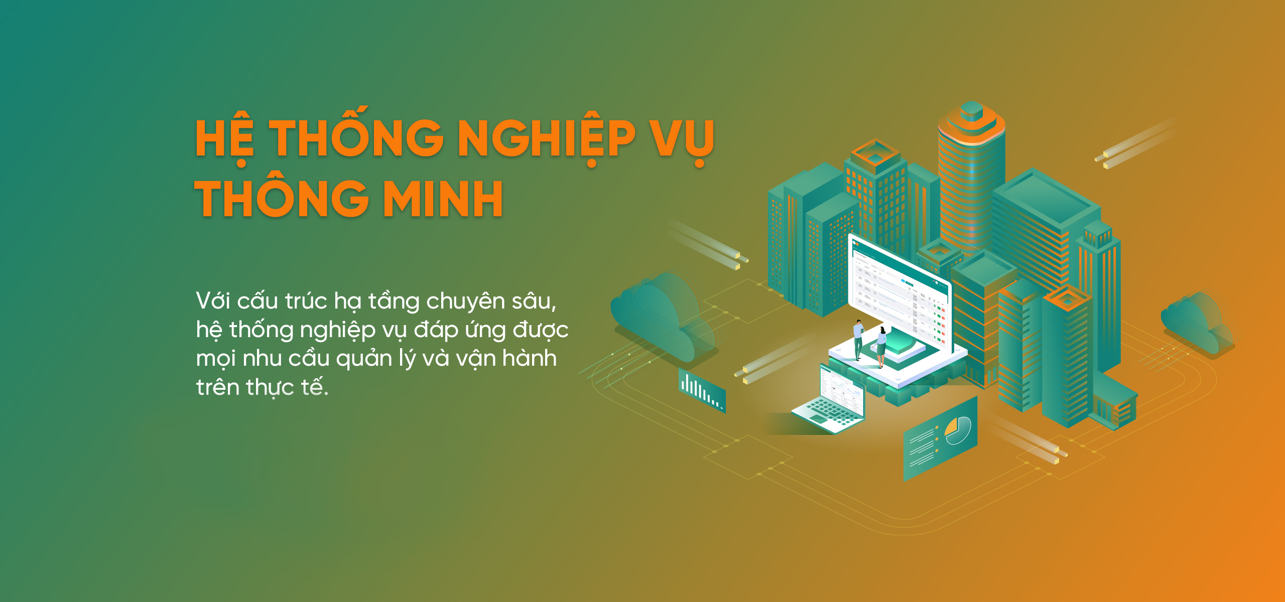 Giải pháp toàn diện - Công nghệ tiên phong hàng đầu - Triển khai nhanh chóng - Hỗ trợ 5 sao